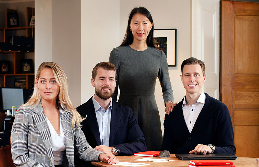 Sandra Barkstedt, Erik Svenstrup, Hanna Liang och Markus Byström. Sandra Barkstedt, Erik Svenstrup, Hanna Liang och Markus Byström.